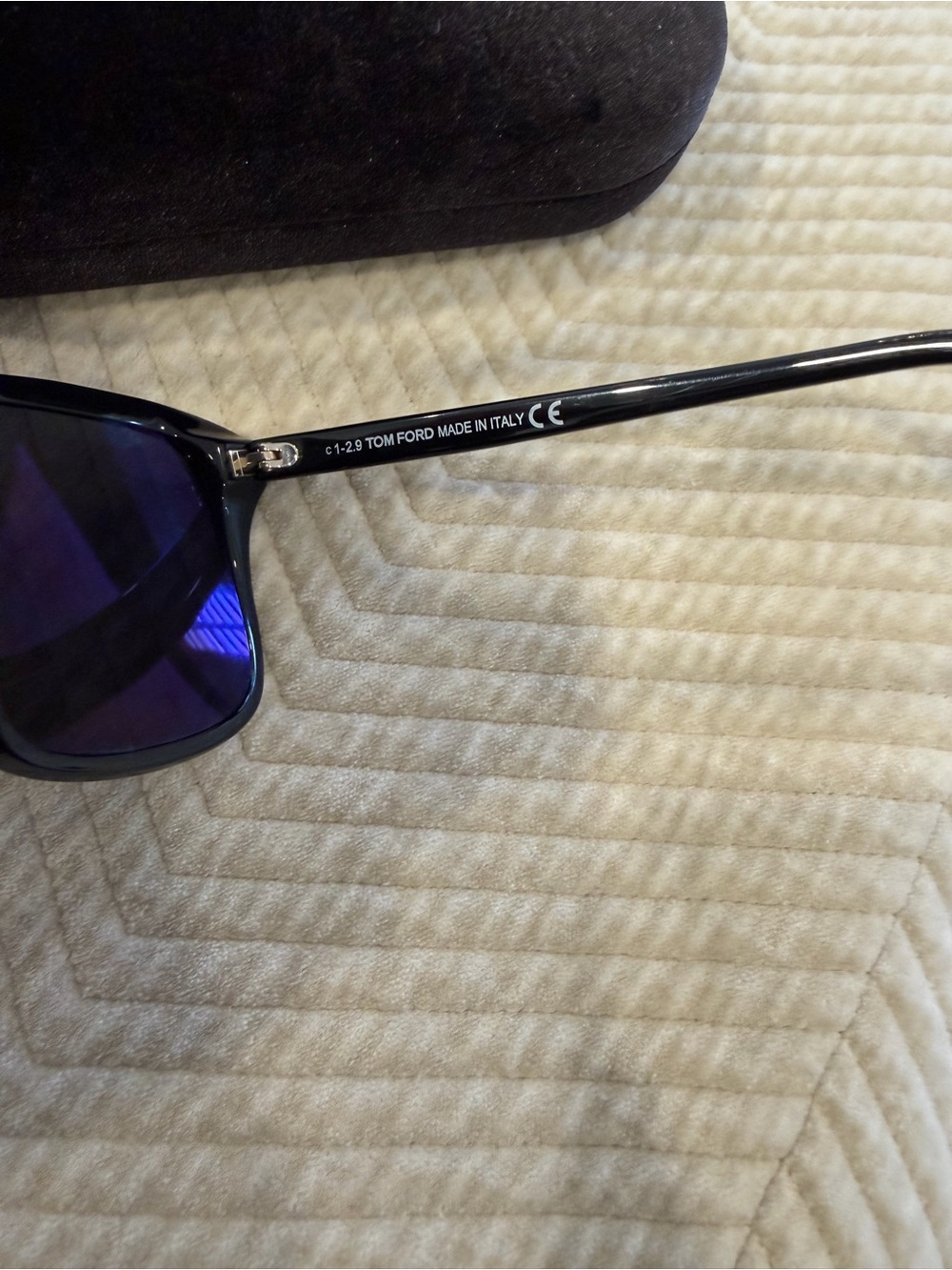 Authentic Tom Ford Black Square Sunglasses - Women's Designer Shades - Picture 2 of 4